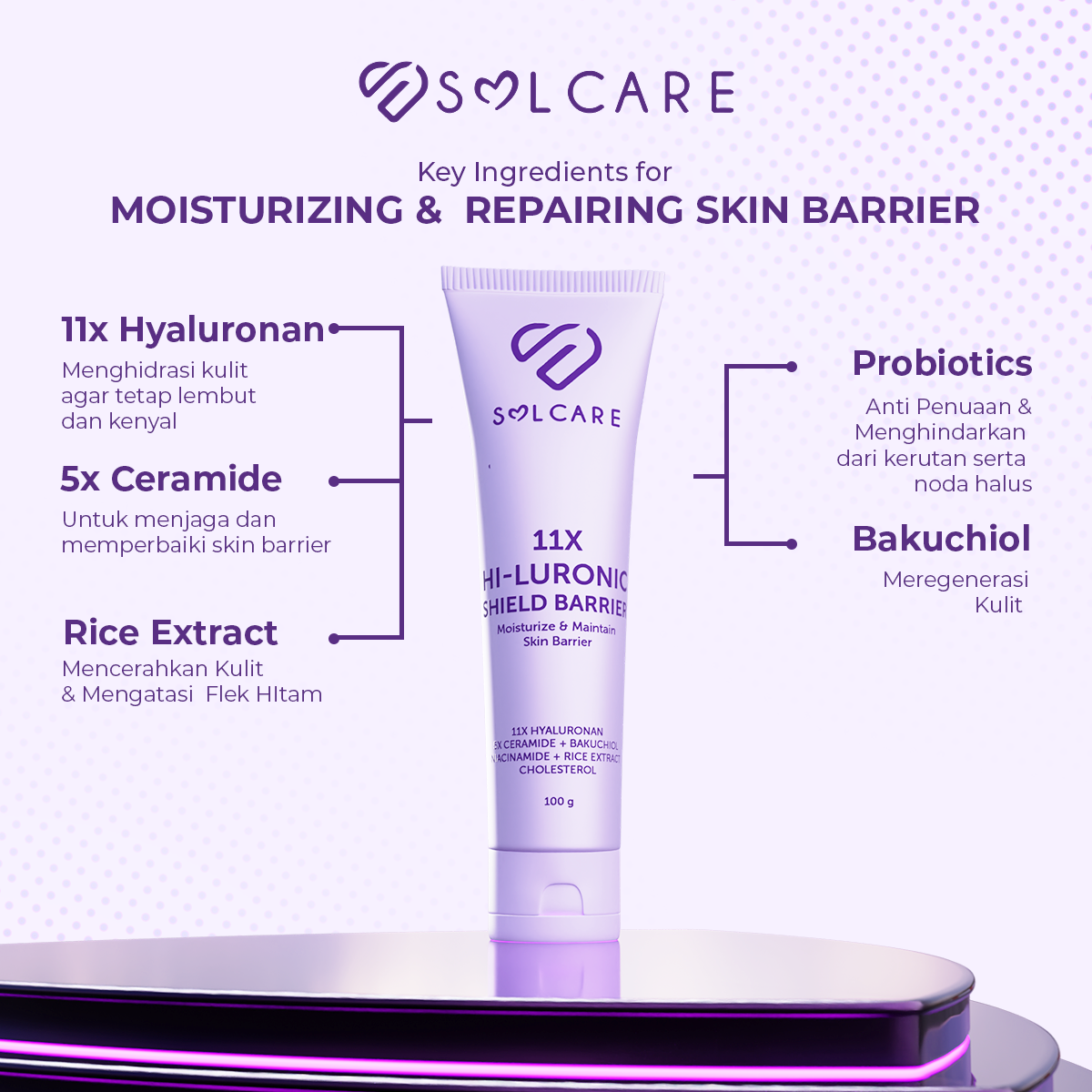 Solcare 11X HI-LURONIC SHIELD BARRIER