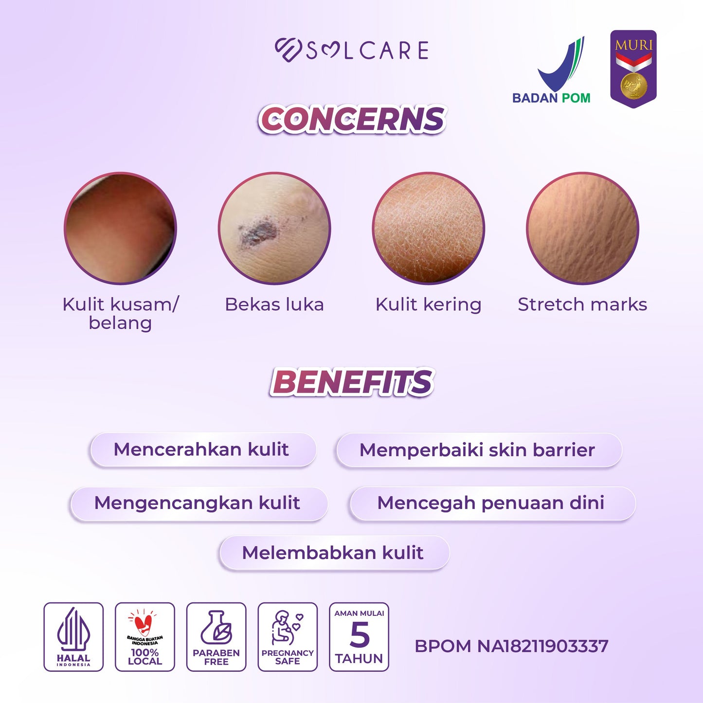 Solcare Bundling Watermelon Series - Body serum + Toner