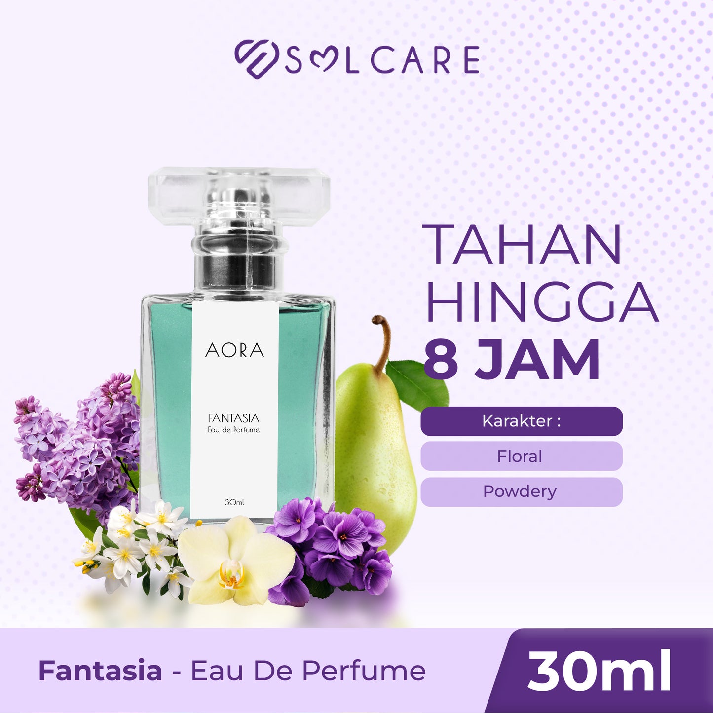 Solcare Sister Brand AORA Parfum Fantasia -  Tahan 8 Jam