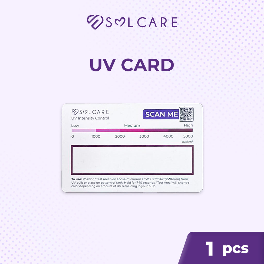 Solcare UV Card - UV Intensity Control Tes Kadar UV B Sunscreen  [CO 1K]