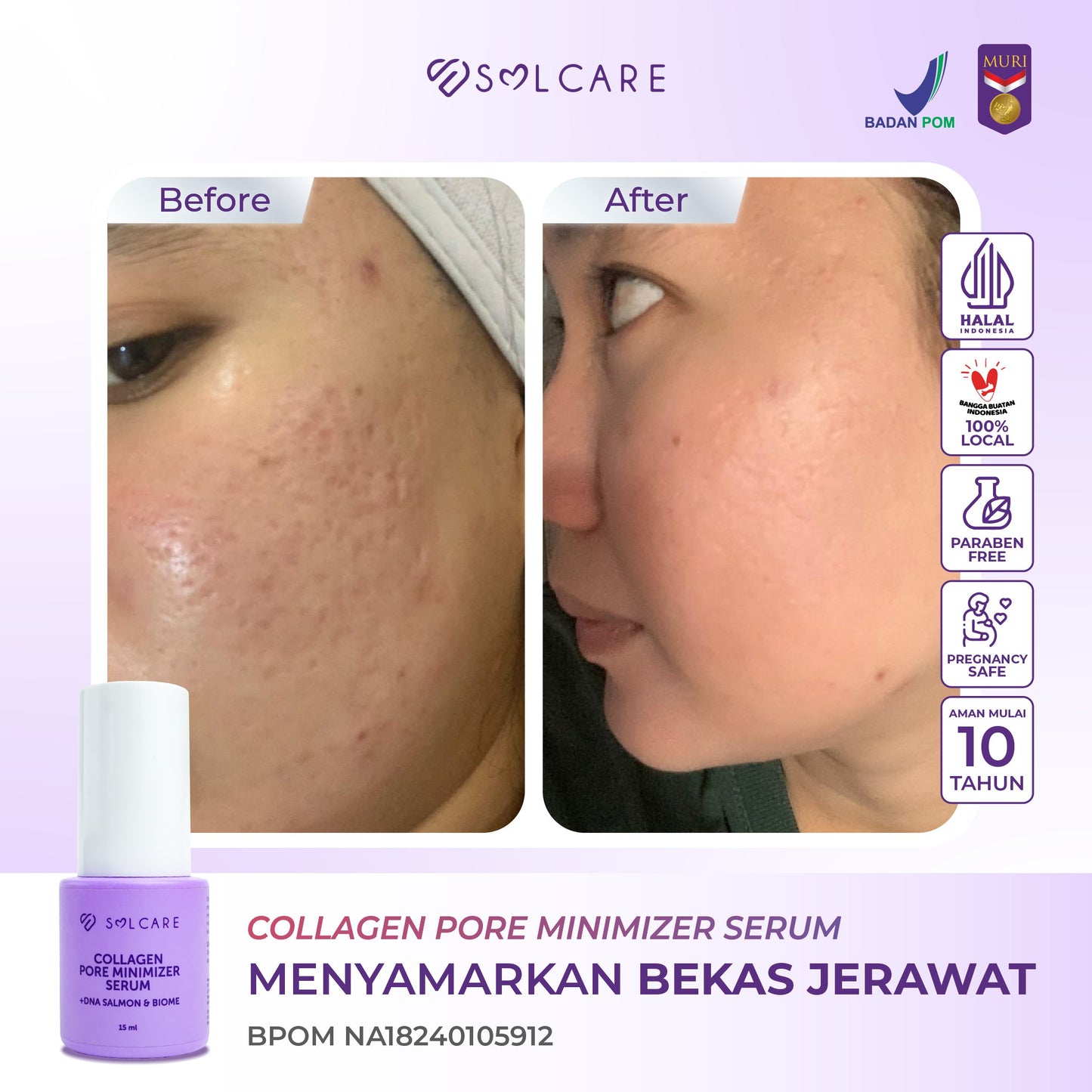 Collagen Pore Minimizer Serum + DNA Salmon & Biome